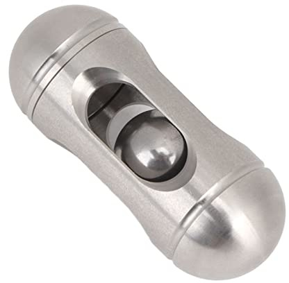 Wakects Tragbare ADHD Autismus Angstzustände Stressabbau Magnetische Zappelspielzeug Metall Finger Perle Push Slider mit Kapselform Hohl Sensorisches Spielzeug