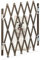 Relaxdays Safety Gate, Dog Barrier, Width Extendable up to 96 cm, 48.5-60 cm high, Bamboo & Iron, Stairs & Doors, Brown