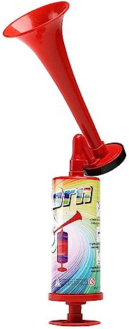 Tröten Laut Air Horn, Handheld Luftdruck Fanfare Pumpe, Klassische Air Horns Fahrrad Signalhorn Trompete Airhorn Handhorn Vuvuzela Hupe mit Druckluft FARBIN