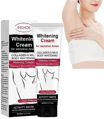 EXQST 50 ml Luminess Radiance Whitening Cream Aufhellungscreme für Achseln, Körper und privaten Bereich, Collagen Dark Spot Corrector Cream