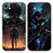 LYUBFDC 2 Stück Handyhülle für Apple iPhone 11 Hülle 6.1 Zoll, Anime Motiv Attack on Titan Manga Muster Schutzhülle Jungs Case Schutz der Linse Design Silikon TPU Cover Stoßfest, Schwarz1