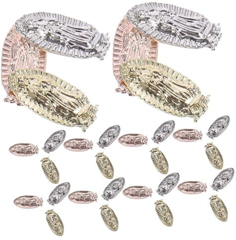 SOESFOUFU 20St Jesus- Nagelschmuck Jungfrau Maria nail decoration nägel deko Edelsteine für Nägel Gämse 3D-Nagelkunst Nägel Zubehör Maniküre Nagelabziehbilder Nagelaufkleber