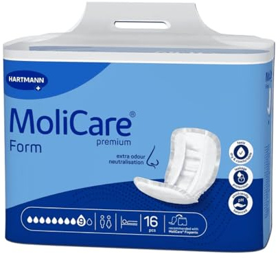 4x MoliCare Premium Form Vorlage, 9 Tropfen - 16 Stück - 4052199582726 | Packung (16 Stück)