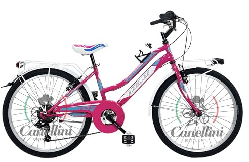 BICICLETTE CANELLINI VTT fille 24 Lincy 6V aluminium - Roues 24