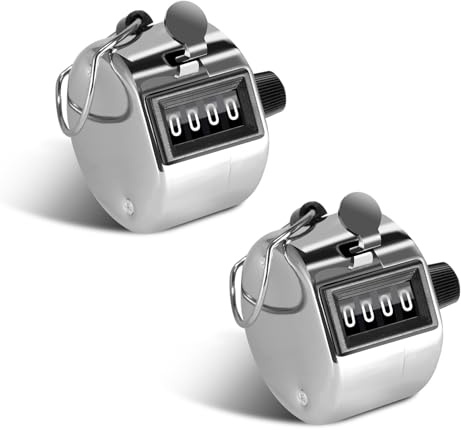 moinkerin Handzähler Zähler Counter Counter Hand für Inventur, Sport, Marketing, Flugzeug, Golf