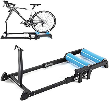 Indoor Home Heimtrainer Ständer Trainer, Faltbarer Fahrradtrainer Radfahren Roller Indoor Stationary Exercise Stand Plattform