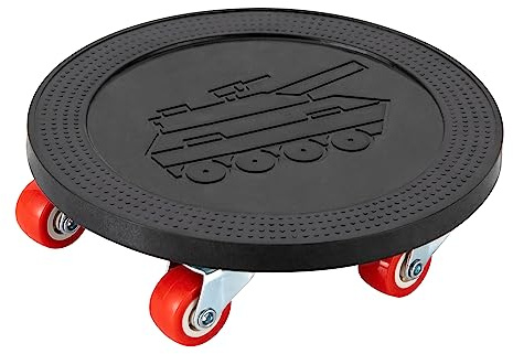 Möbel Transportrollen Set 4Pcs Möbelheber 360° Transportrollen Platte 500kg runde Gehäuse Möbelrollen Zum Mühelosen Verschieben von Möbeln für Schwere Möbel Schränke