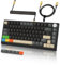 ATTACK SHARK K85 Clavier Gamer Mecanique avec Câble Spirale, Actionnement Ajustable, Interrupteur Magnétique, Apex Pro TKL Clavier de Jeu Filaire, Supporte DKS/MT/TGL, RVB, Gasket, pour PC/Mac