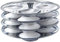 SHYAMVUN Stainless Steel 4 Rack Idli Stand, Steamer - Makes 16 Idlis