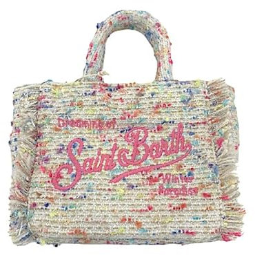 Saint Barth MC2 MC2 MINI BORSA VANITY TWEED MULTICOLOR - UNI
