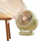 The new oscillating mini fan, a rechargeable long-endurance portable small desktop USB fan. (Avocado Green Electroplated Edition [1200mAh Battery])