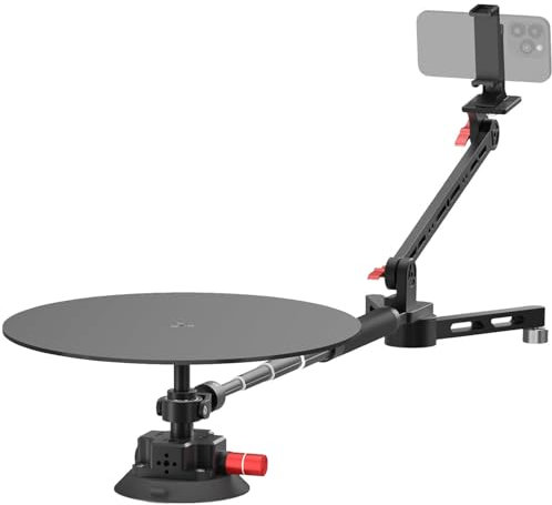 360° Video Camera Rotating Platform,Panoramic Surround Platform,Photography Turntable Photo Booth,Camera Spinner,Camera Slider,for Product Photography