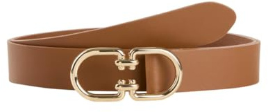 BRAX Damen Ledergürtel 0020 mit Doppelschließe Gürtel