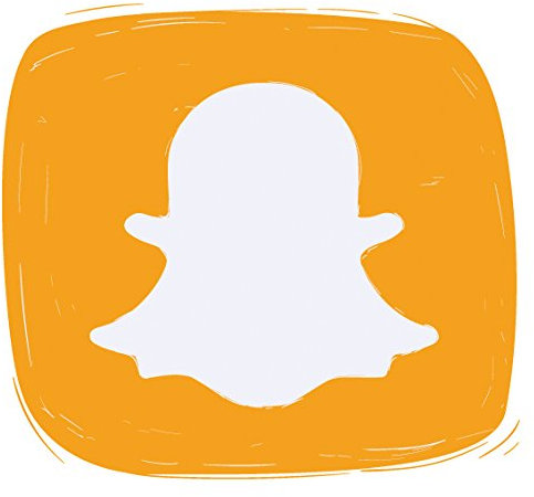 Best Social Media Designs Selbstklebender Vinyl-Aufkleber, für Auto, Fenster, Wand, Shop-Display, als Dekoration, für Türschilder, Vinyl, Snapchat, 15 x 15 cm