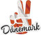 INDIGOS UG - Aufkleber - Autoaufkleber - Sticker - Dänemark - Victory - Sieg - Heckscheibe, Kofferraum - 10x8cm