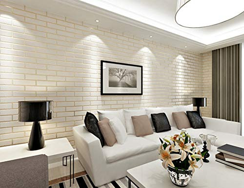 WERTMN Wallpaper Three-Dimensional Imitation Brick Brick Wallpaper red Brick White Brick Retro Nostalgic Brick Clothing Store Wallpaper Restaurant Culture Brick
