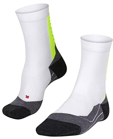 FALKE Herren Laufsocken Achilles M So Funktionsmaterial schützt die Achillessehne 1 Paar, Weiß White 2021, 44-45