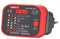 UNI-T UT07B-EU Serie UT07 Tester di prese con RCD per presa EU, 230 V, 50/60 Hz