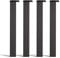 The Hairpin Leg Co. [HLC] 4 x Single Pin Table Legs - Modern Box Design - Desk/Dining Table [28/71cm,Black]
