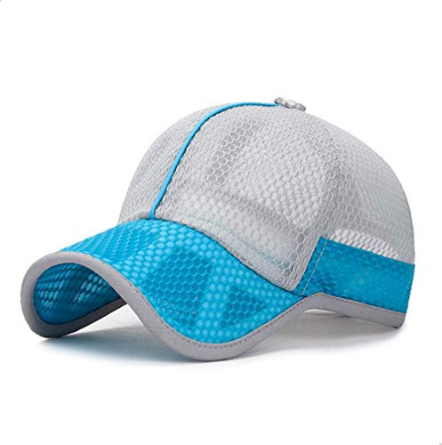 Baby Baseballmütze Jungen Mädchen Atmungsaktiv Baseballkappe Mesh Kappe Snapback Cap Anti-UV Schirmmütze Einstellbar Sonnenhut Sommer Baseballcap Sommerhut für Kinder Outdoor Sport Hutumfang 48-52cm