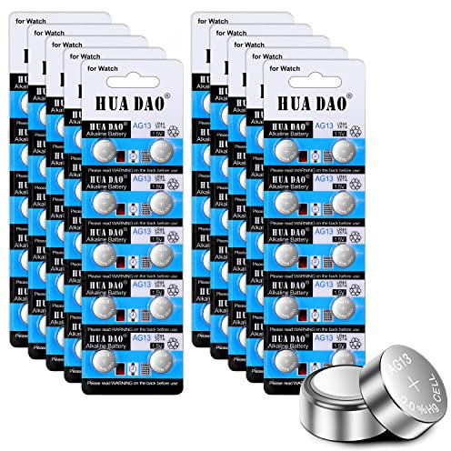 200 Pack AG13 LR44 Lr 44b l1154c SR44 Batteries A76 357 303 1154 1.5 Volt Batteries Button Coin Cell Battery