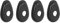 FINMOKAL 4X Blinker-Adapterplatte für Yamaha YZF R6 R1 FZ1 FZ6 FZ8 Fazer MT-09 MT-07