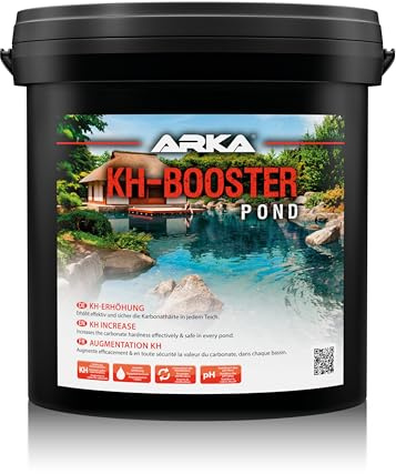 ARKA Pond KH Booster - 20kg - Augmente efficacement la dureté carbonatée des bassins, favorise Un écosystème sain et stabilise Les valeurs de pH.