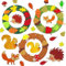 259 Stk Bastelset Herbst, Basteln Kinder, Basteln Herbst, Herbst Bastelset Kinder, Filz Bastelset, Herbstdeko Basteln mit Igel Eichhörnchen Fuchsmuster, DIY aus Filz für Herbst Festliche Geschenk
