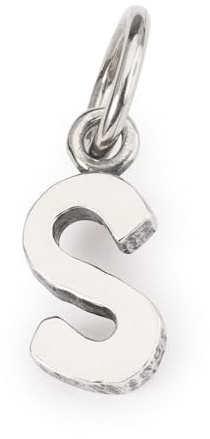 Trollbeads Buchstaben Anhänger für Armband Kette Schlüsselanhänger Geschenkidee Sterlingsilber (S)
