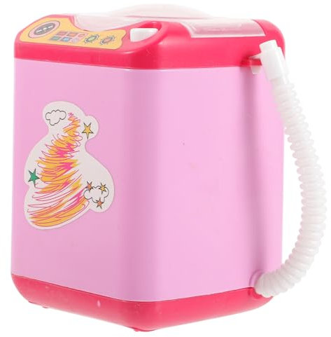 Healeved Esponja Limpiadora De Maquillaje Limpiador De Cepillos Mini Lavadora Eléctrica Cepillo De Maquillaje Lavadora Mini Lavadora Automática Hojaldre De Polvo Lavadora De