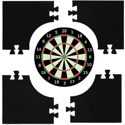Dart Surround Dart Wandschutz, Dartboard Surround Wall Protector Square Splicing Wall Surround, Dartscheibe Schutzring Dart Surround Auffangring, Eva Dart Board Backing Border Zubehör, 72 X 72cm