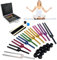 Chakra-Stimmgabel-Set für Heiltherapie – 10 Stück ungewichtete Klang-Meditationsgabeln zur Reduzierung von Stress, Bereich von 174 Hz bis 963 Hz