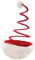Cexiakong Lustige Weihnachtsmütze Nikolaus Mütze Witzig Springende Spirale Xmas Bouncing Hat rot mit Plüschrand Neuheit Weihnachten Strickmütze Nikolaus Mütze mit Regenbogen Pailletten Schneeflocke