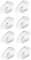 ULTECHNOVO 2sets Electric Pepper Mills Accessory Pepper Mill Cover Lids Dustproof and Easy to Use 4pcs*2