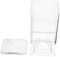 PENIKOKO Nail Wipe Holder Makeup Sponges Storage Container Cotton Pads Storage Case Organize Beauty Accessories Easy Access