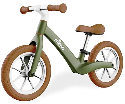 Mima Bicicleta Sin Pedales Niño 2 a 6 Años | Ligera y Ajustable | Aprendizaje de Equilibrio | Bici Infantil Antipinchazos | Regalo Ideal Bebé y Niños