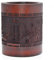 Medifier Pot à crayon vintage chinois en bambou plum blossoms, orchid, bamboo and chrysanthemum