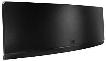 One For All Amplified Indoor Digital TV Aerial SV9430 - Ready to receive Freeview and Analogue TV Signals within a range of 15 miles - Full HD Ready – Premium HDTV Antenna – UHF/VHF - black