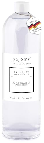pajoma® Raumduft Nachfüllflasche Adventszauber 1000 ml | Nachfüller für Lufterfrischer | intensiver und hochwertiger Duft in Premium Qualität