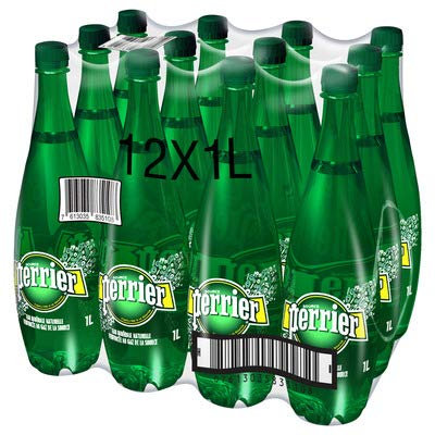 Perrier Eau minérale naturelle gazeuse - Les 12 bouteilles de 1L
