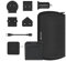 Mophie 'Charge Stream' QI-Ladegerät, kabelloser Reiselader, Global Travel Kit, Schwarz