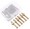 SUPERTOOL M6 Zylindermuttern, Schrauben, 75 mm, Innensechskant, verzinkt, Inbus-Kopf, Möbelschrauben, Muttern-Set für Etagenbetten, Kinderbetten und Möbelmontage (15 Sets)