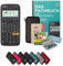 CALCUSO Streberpaket Schwarz mit Taschenrechner Casio FX-82DE X