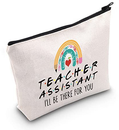 POFULL Lehrassistent Geschenk Lehrerhelfer Geschenk Federmäppchen Wertschätzung Geschenk für TA Ende des Schuljahres Lehrer Geschenk Lehrer Assistent Dankeschön Geschenk, Lehrassistent-Tasche