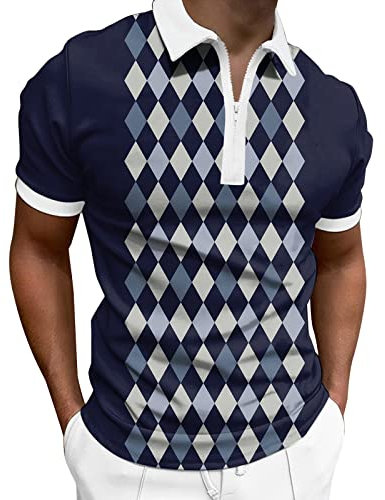 LAOSU polo classe homme bleu polos manches courtes meilleur noir manche Courte de rugby à maille piquée XL