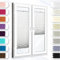 Concept Blinds - Persiana Plisada Personalizada con perforación - Colección Premium 18 Colores de Tela - Montaje rápido y fácil (Altura de 50 cm a 149 cm)