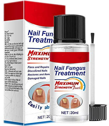 Fungel Nail Treatmet 20ml, Extra Strong Nail Fungas Treatmet for Toenail and Fingernail, Premium Fungel Nail Eli-minetor, Anti fungas Nail Repeir and Strengthen, Fix & Renew Damaged, Broken Nails
