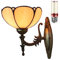 Uziqueif Tiffany Wandlampe, Wandleuchte Innen Vintage Wandlampe, Treppenhaus, Schlafzimmer, Wohnzimmer Wandleuchten aus Glas