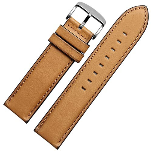 BONOOL Für Huawei Watch GT Uhrenarmband aus echtem Leder für Hamilton-Armband 20 mm 22 mm mit Schnellverschlussstiften