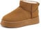 Rumkok Stivali Donna Caldo Stivali Da Neve Donna Comode Scarpe Da Neve Pelliccia Stivali Invernali Impermeabili Stivaletti Con Pelo Breve Moda
